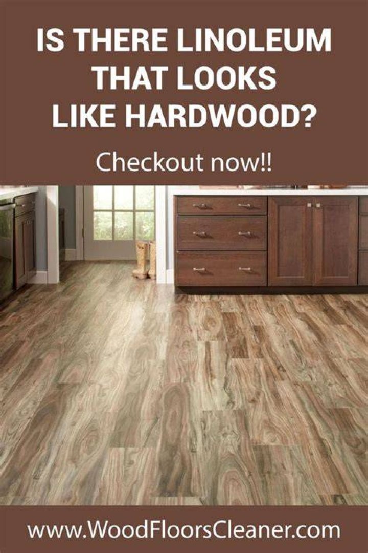 Is there linoleum that looks like hardwood?