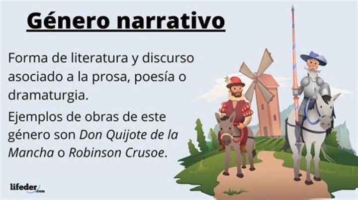¿Qué es el género narrativo ejemplos?