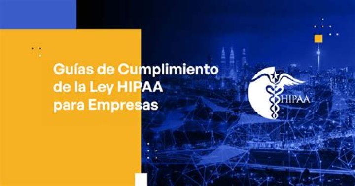 ¿Que estipula la ley Hipaa?