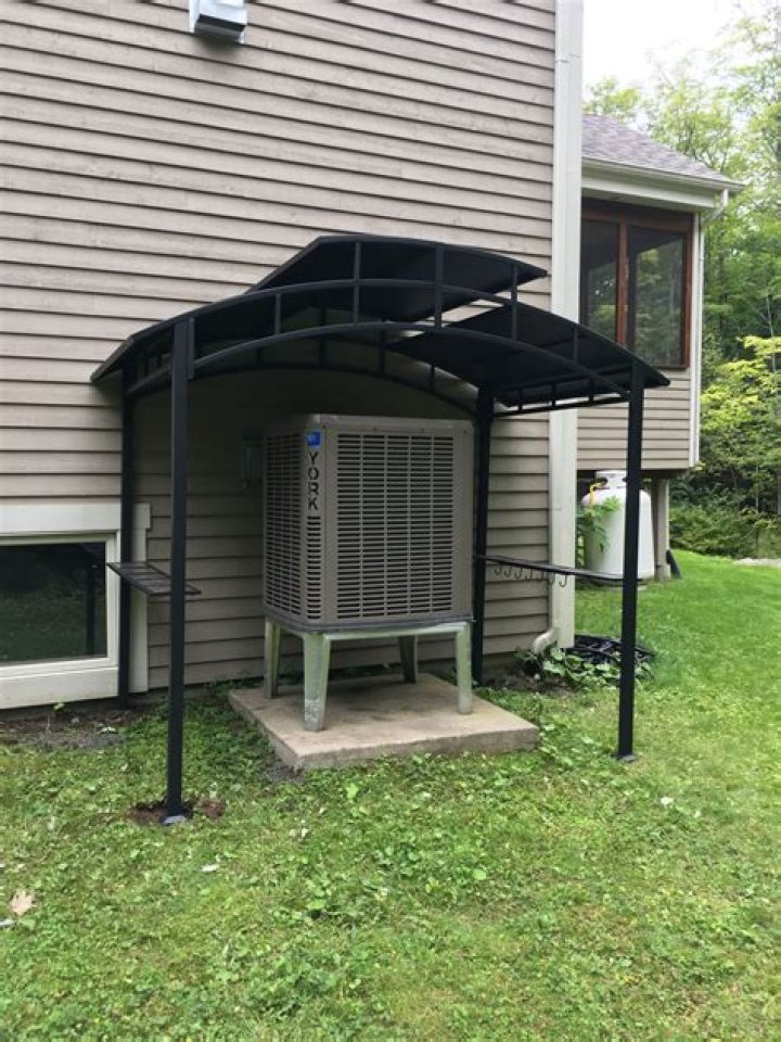 Should the outdoor AC unit be in the shade?