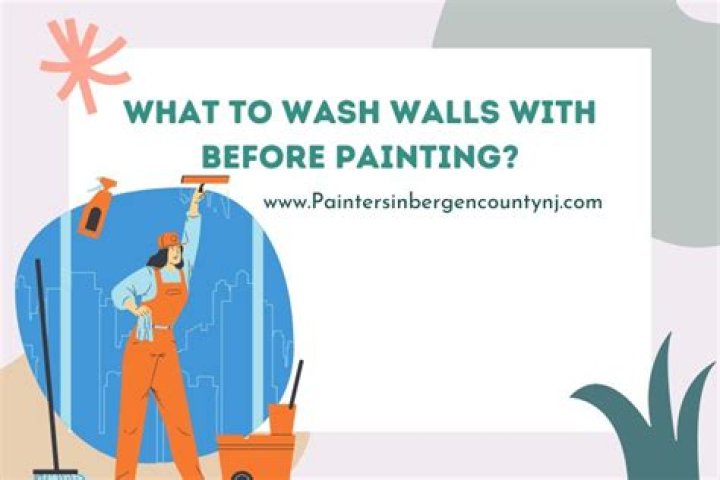 Should walls be washed before painting?