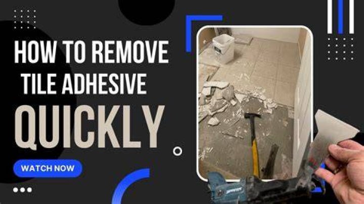 Should you remove old tile adhesive?