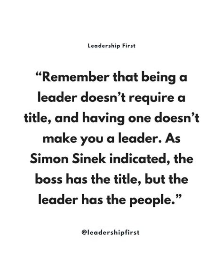 What's a true leader? | ContextResponse.com