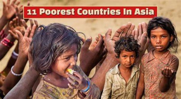 What's the poorest Asian country?