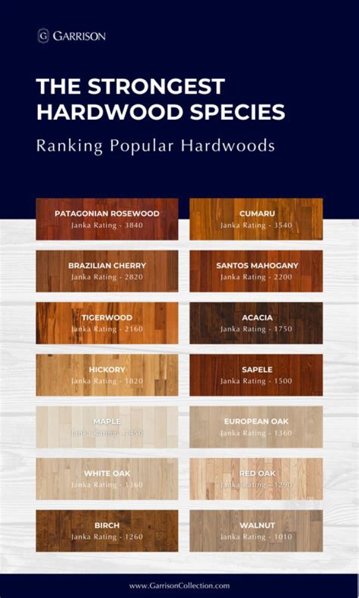 What's the strongest type of wood?