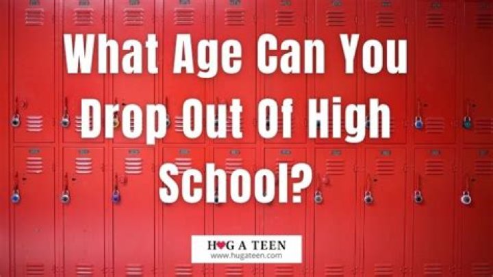 What age can you drop out of school in MA?