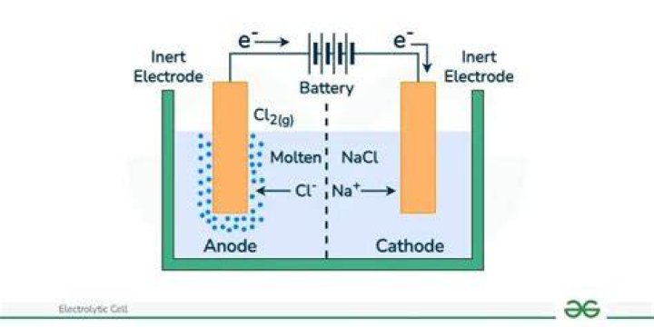 What allows the flow of ions in an electrochemical cell?