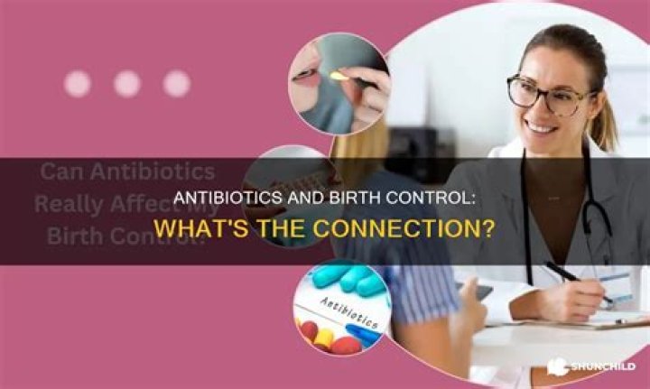 What antibiotics affect birth control?