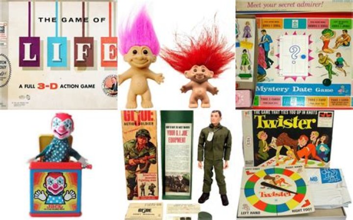 What are 5 popular toys from the 1960s?