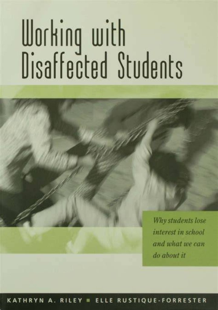 What are disaffected students?
