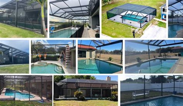 What are pool cages made of?