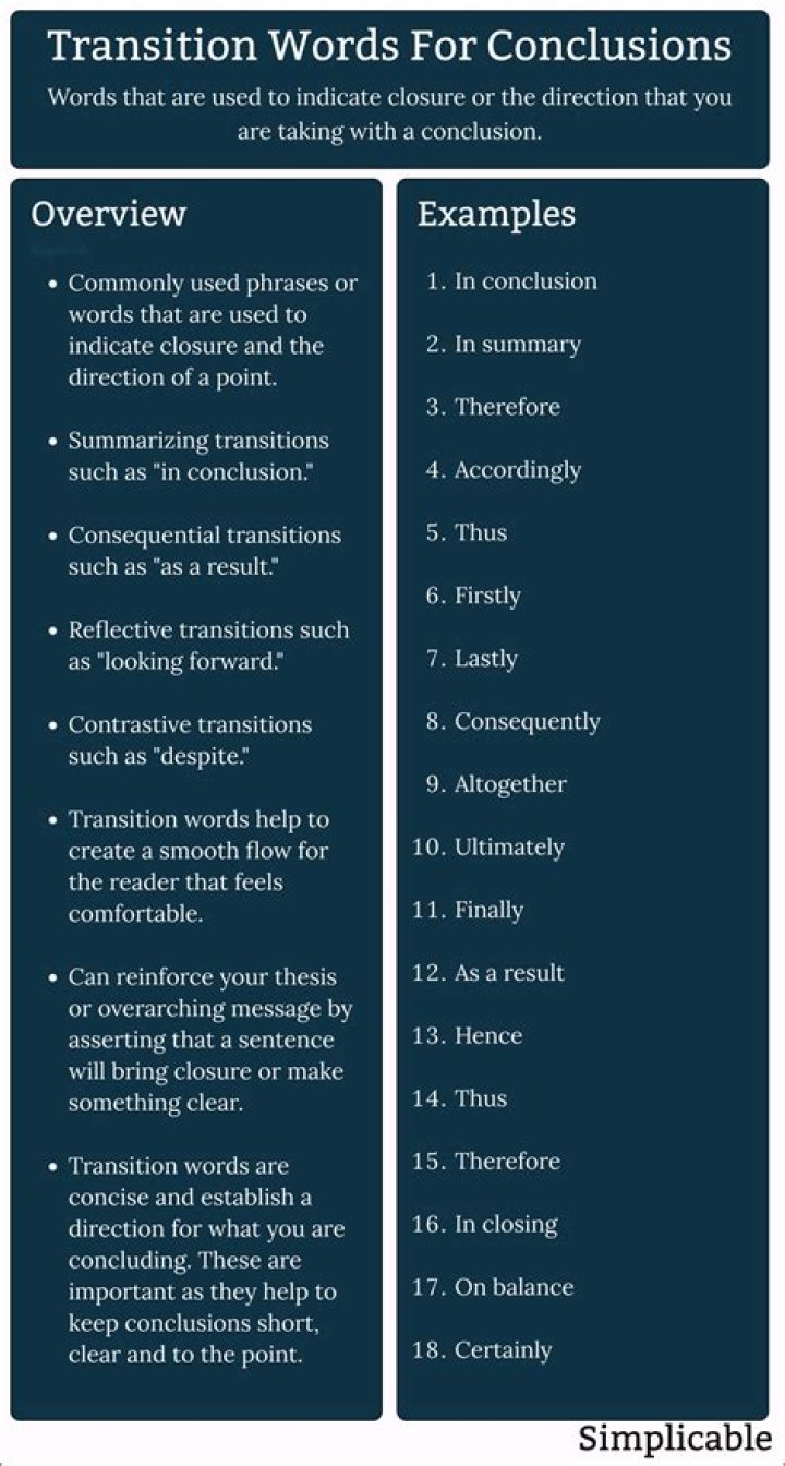 What are some concluding words?