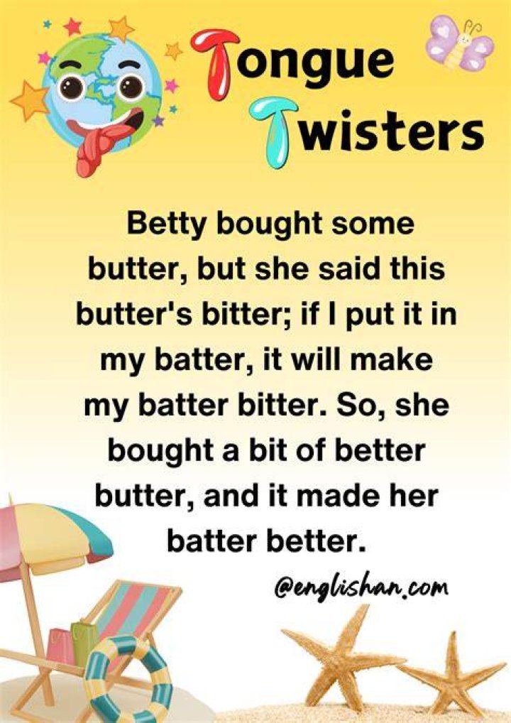 What are some popular tongue twisters?