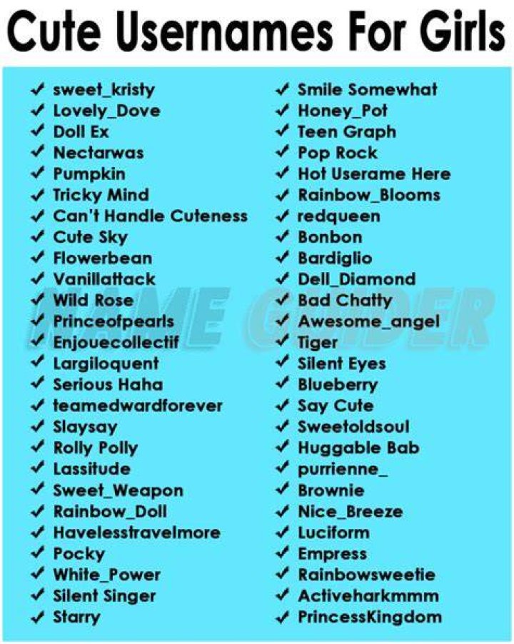 What are some twitter usernames?