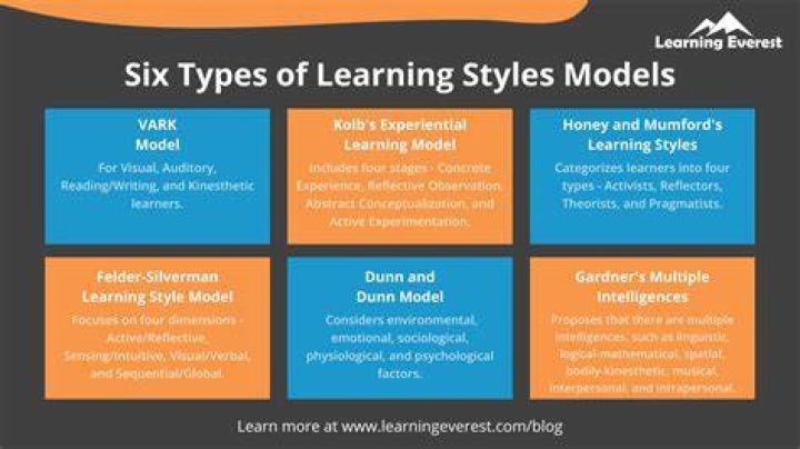What are the 4 types of learning in psychology?