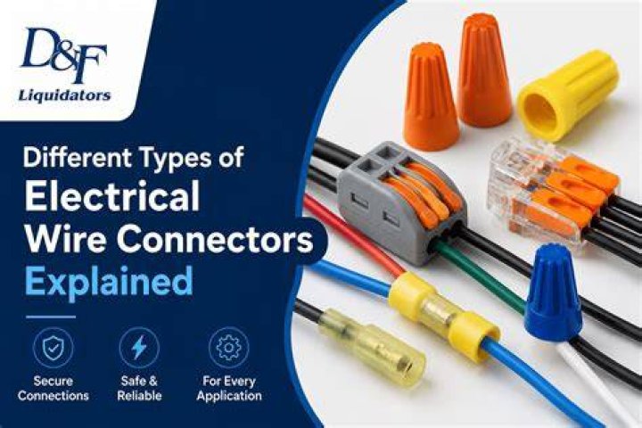 What are the different types of electrical connectors?