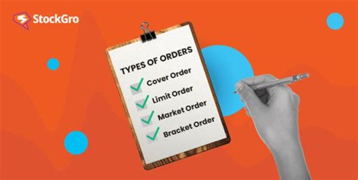 What are the different types of stock orders?