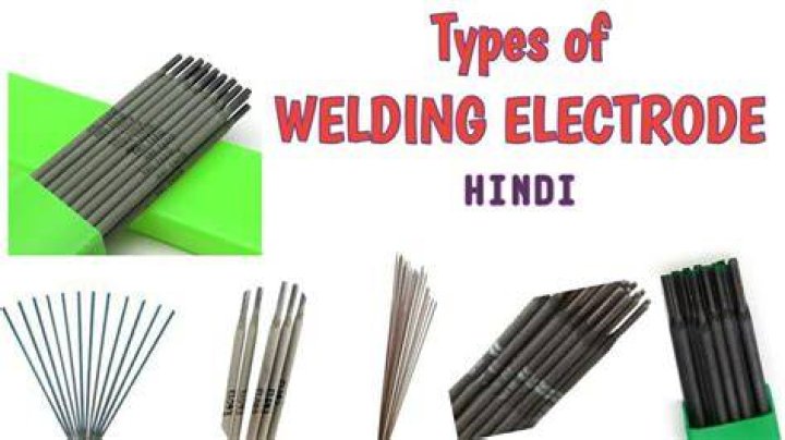What are the electrodes used in arc welding made of?