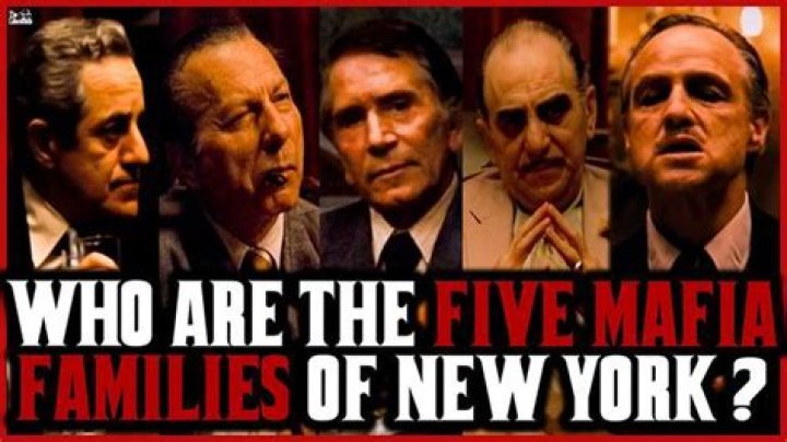 What are the five families in The Godfather?
