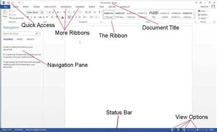 What are the new features in Word 2013?