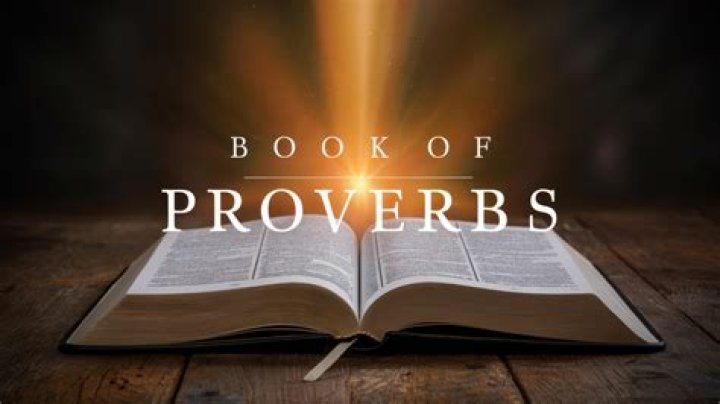 What are the proverbs of the Bible?