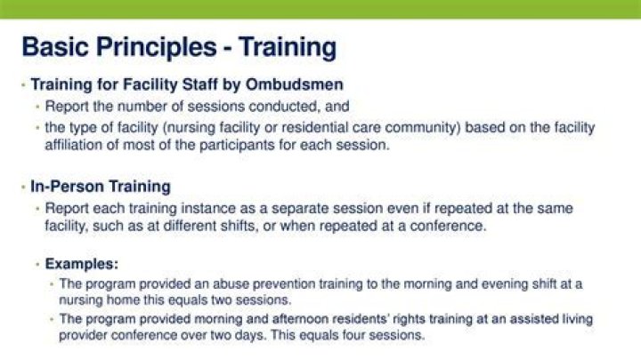 What are the three basic principles of training?