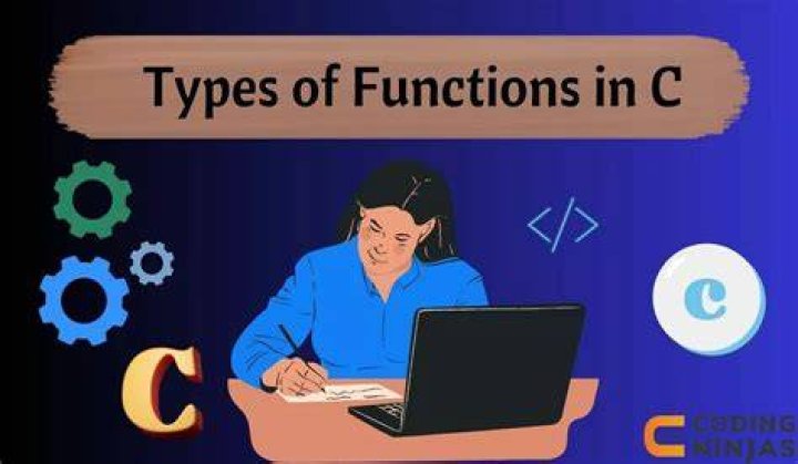 What are the types of functions in C++?