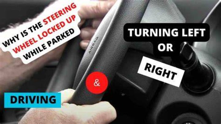 What can cause steering wheel to lock?