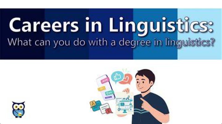 What can you do with a degree in linguistics?