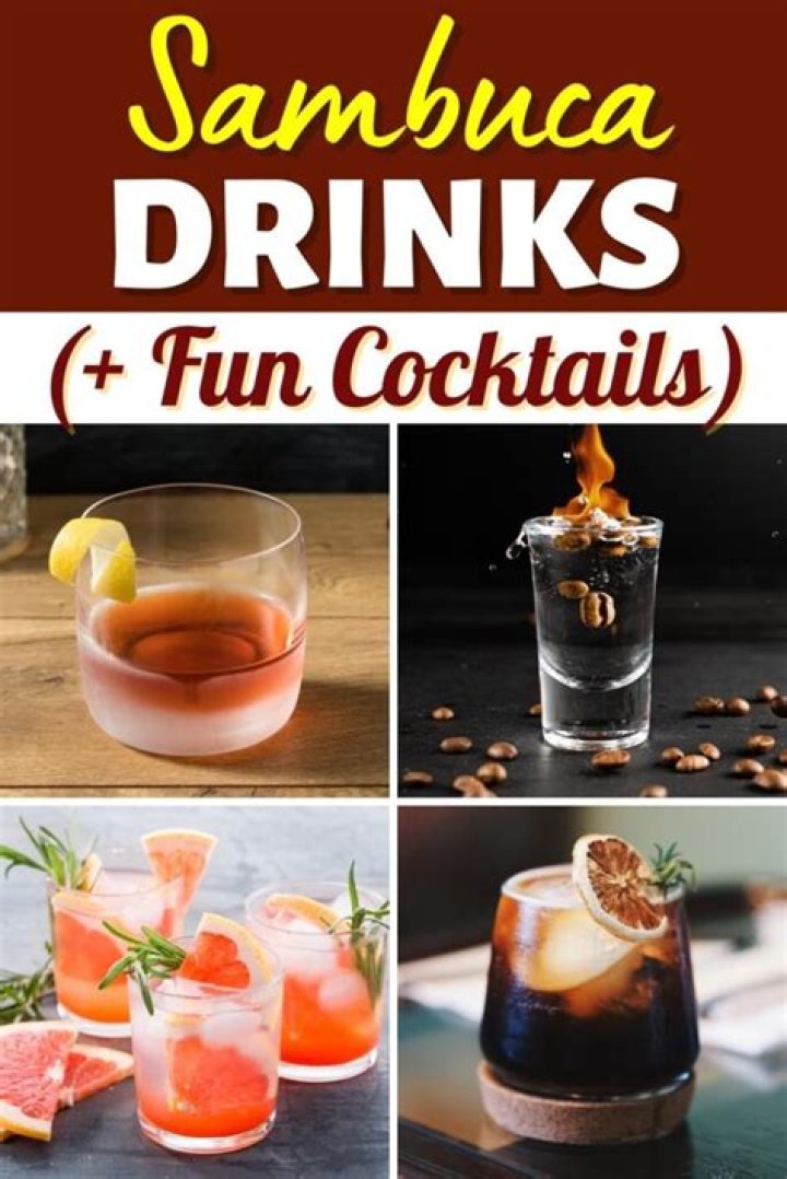 What can you mix with Sambuca?