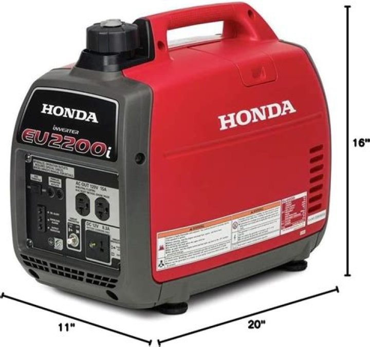 What can you run on a Honda 2000 generator?