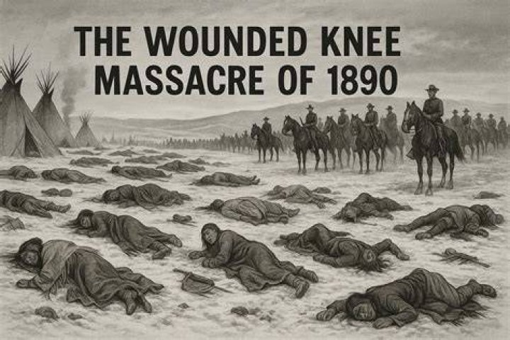What caused the violent events at Wounded Knee in December 1890?