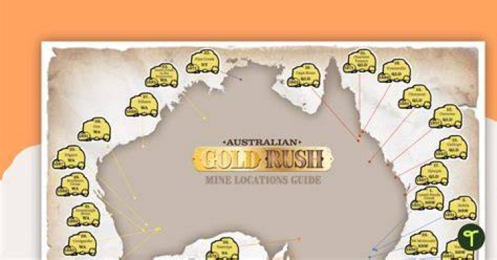 What cities were affected by the gold rush?