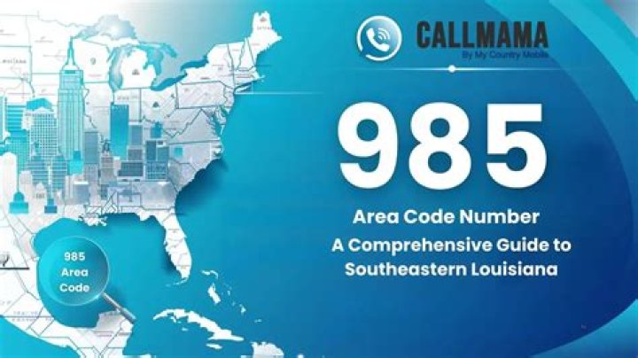 What city area code is 985?