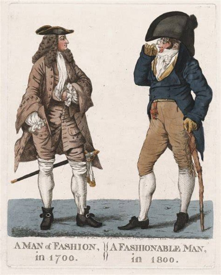 What did French men wear?