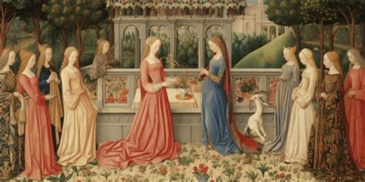 What did ladies do in the Middle Ages?