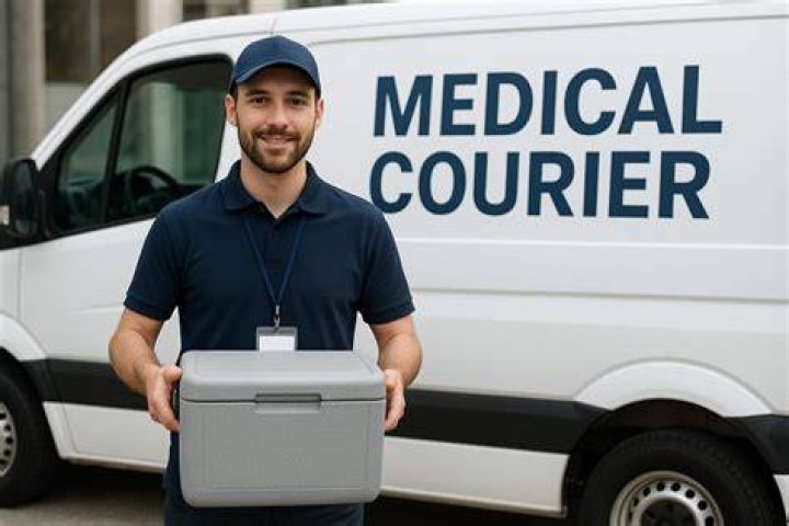 What do medical couriers do?