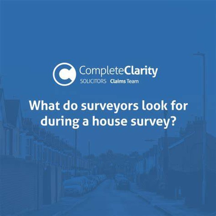 What do surveyors look for?