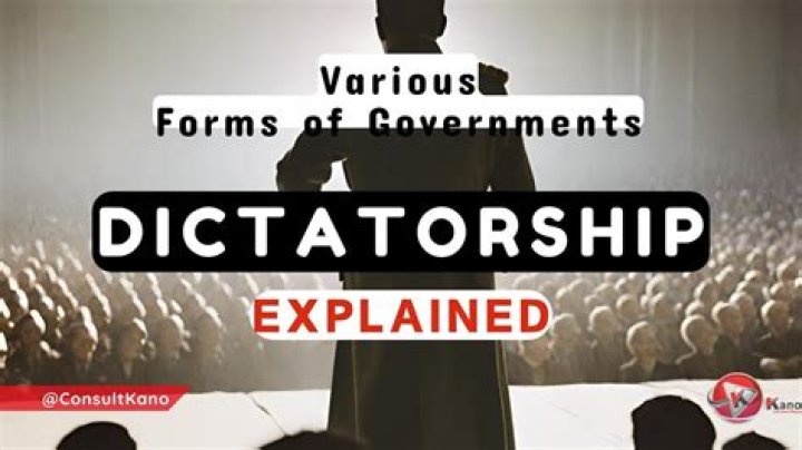 What do you call a dictatorial government?