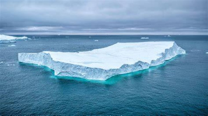 What do you call floating ice?