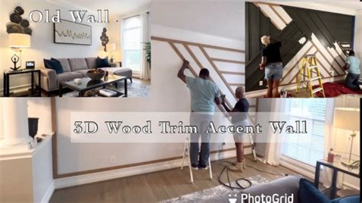 What do you call wood trim on walls?