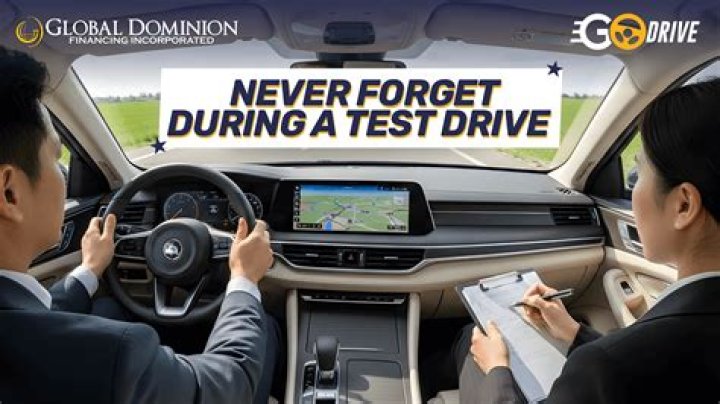 What do you do during a test drive?