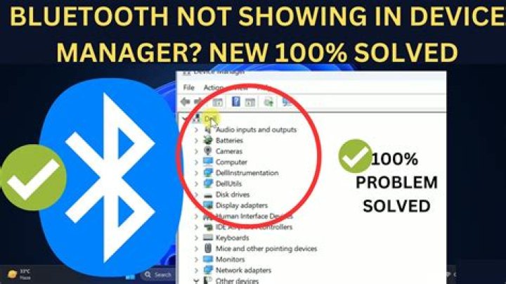 What do you do if your Bluetooth isn't showing up?