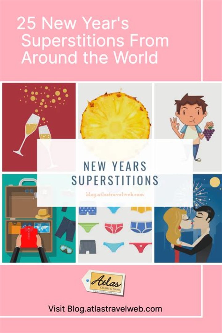What do you do on New Years Eve superstitions?