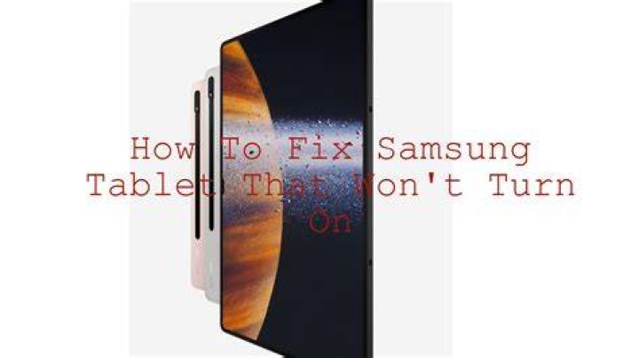 What do you do when your Samsung tablet wont turn off?