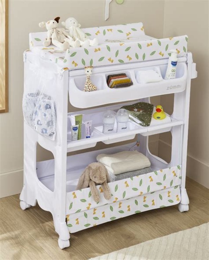 What do you put on a changing table?