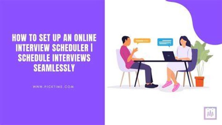 What do you say when scheduling an interview?
