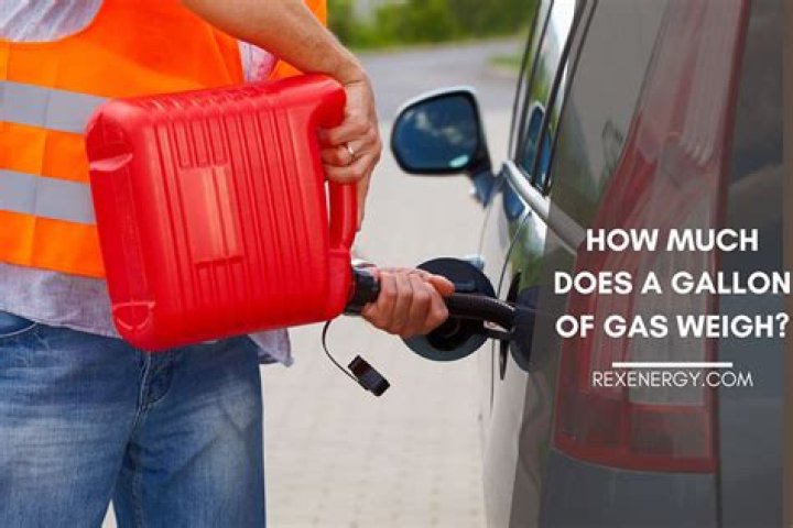 What does 55 gallons of diesel weigh?
