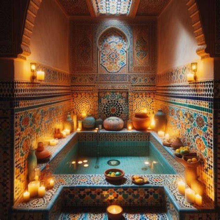 What does a Moroccan bath do?
