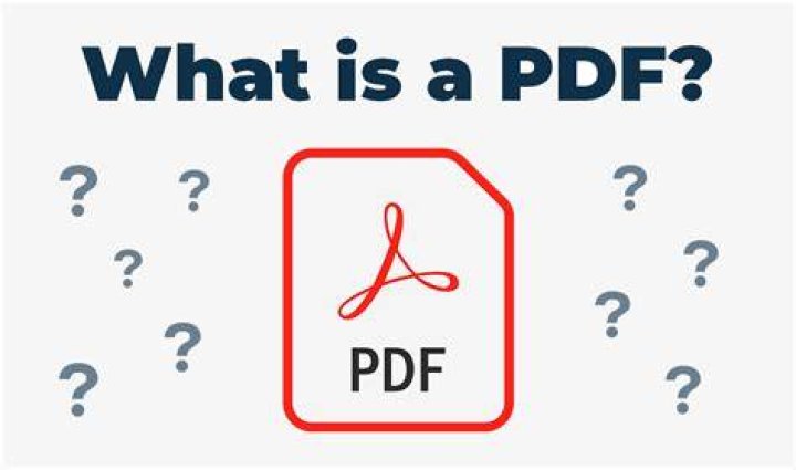 What does a PDF file mean?